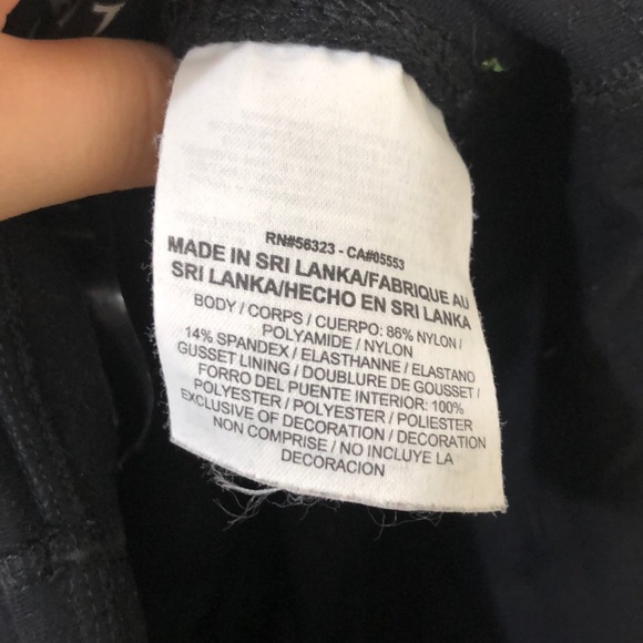 Nike dri-fit plain black full length leggings - Picture 4 of 4